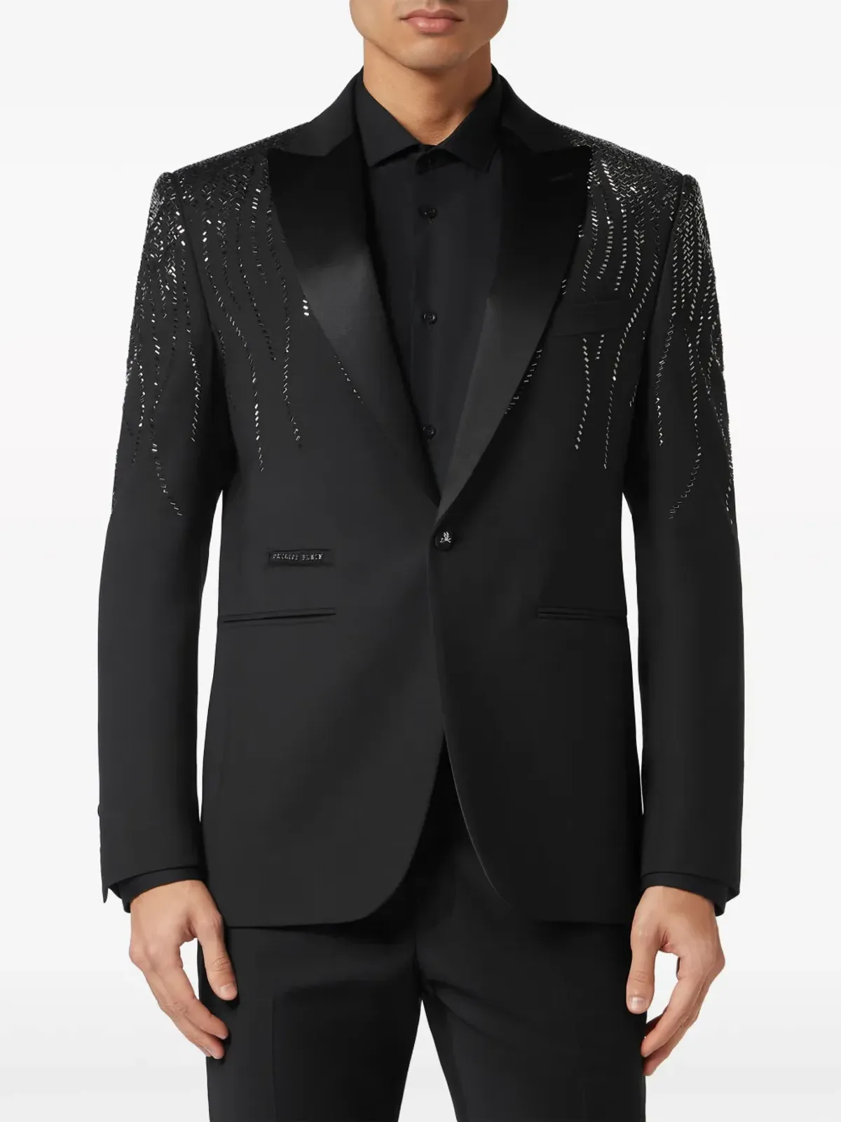 Philipp Plein Lord ビーズ装飾ブレザー - 画像3