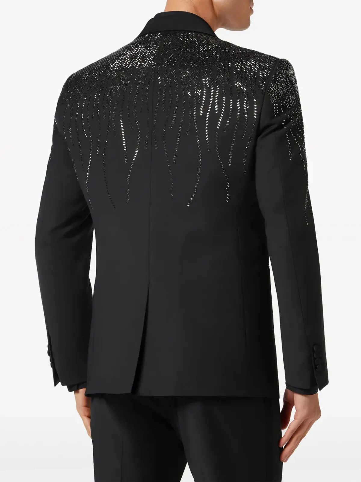 Philipp Plein Lord ビーズ装飾ブレザー - 画像4