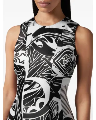 Philipp Plein グラフィックプリント デュシェス ミニドレス - サムネイル4