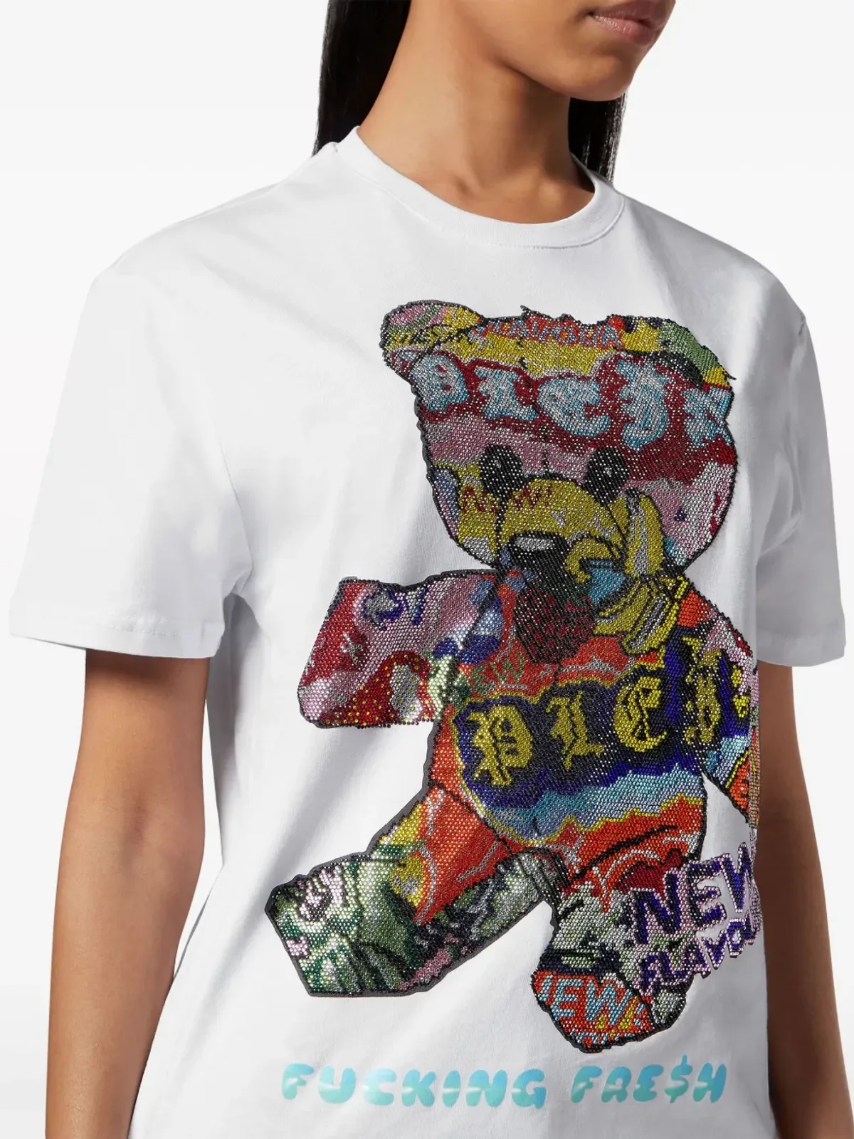 Philipp Plein Tutti Frutti コットン Tシャツ - ホワイト - 画像5