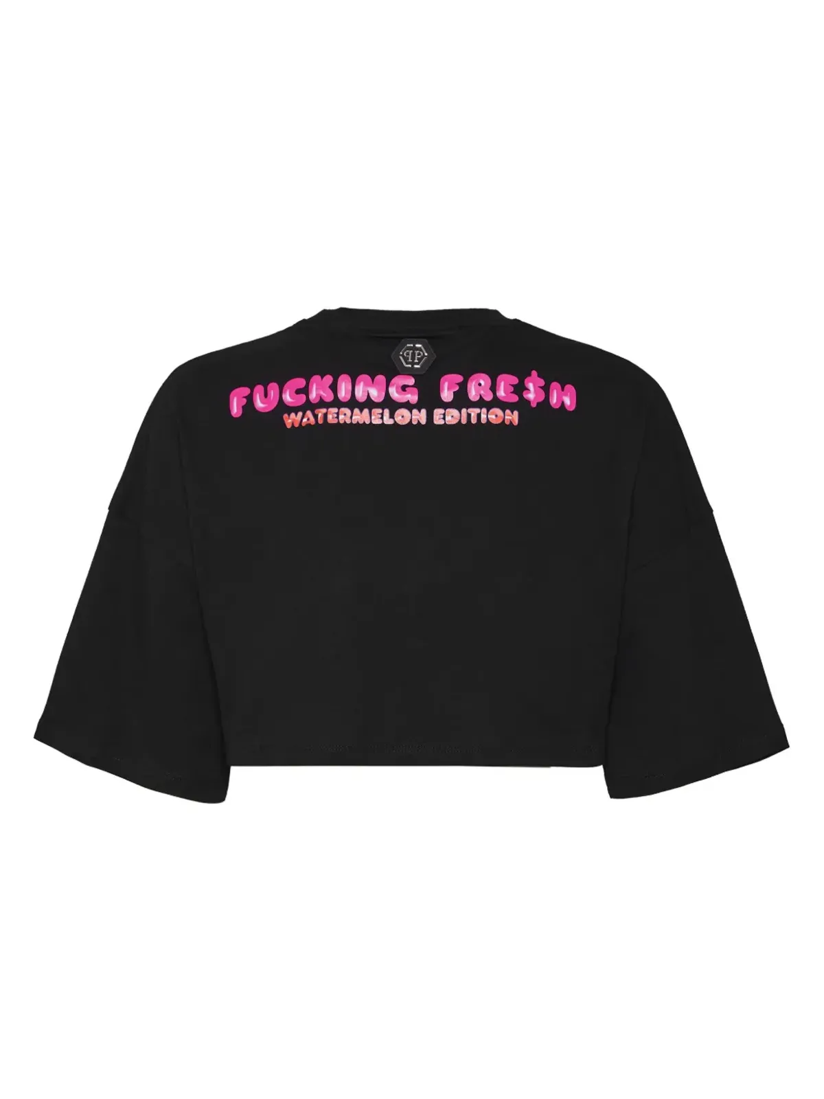 Philipp Plein Tutti Frutti クロップドTシャツ - ブラック - 画像2