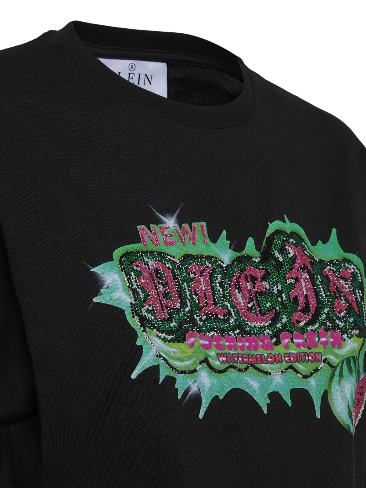 Philipp Plein Tutti Frutti クロップドTシャツ - ブラック - 画像3