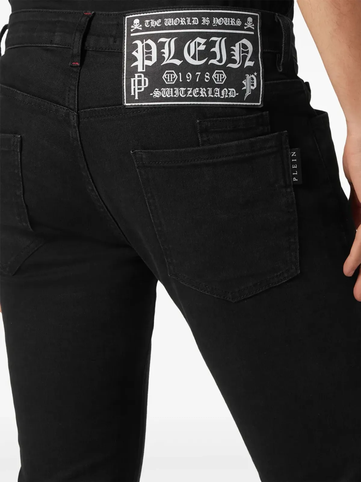 Philipp Plein ライオンサーカス ミッドライズ スリムフィット ジーンズ - 画像5
