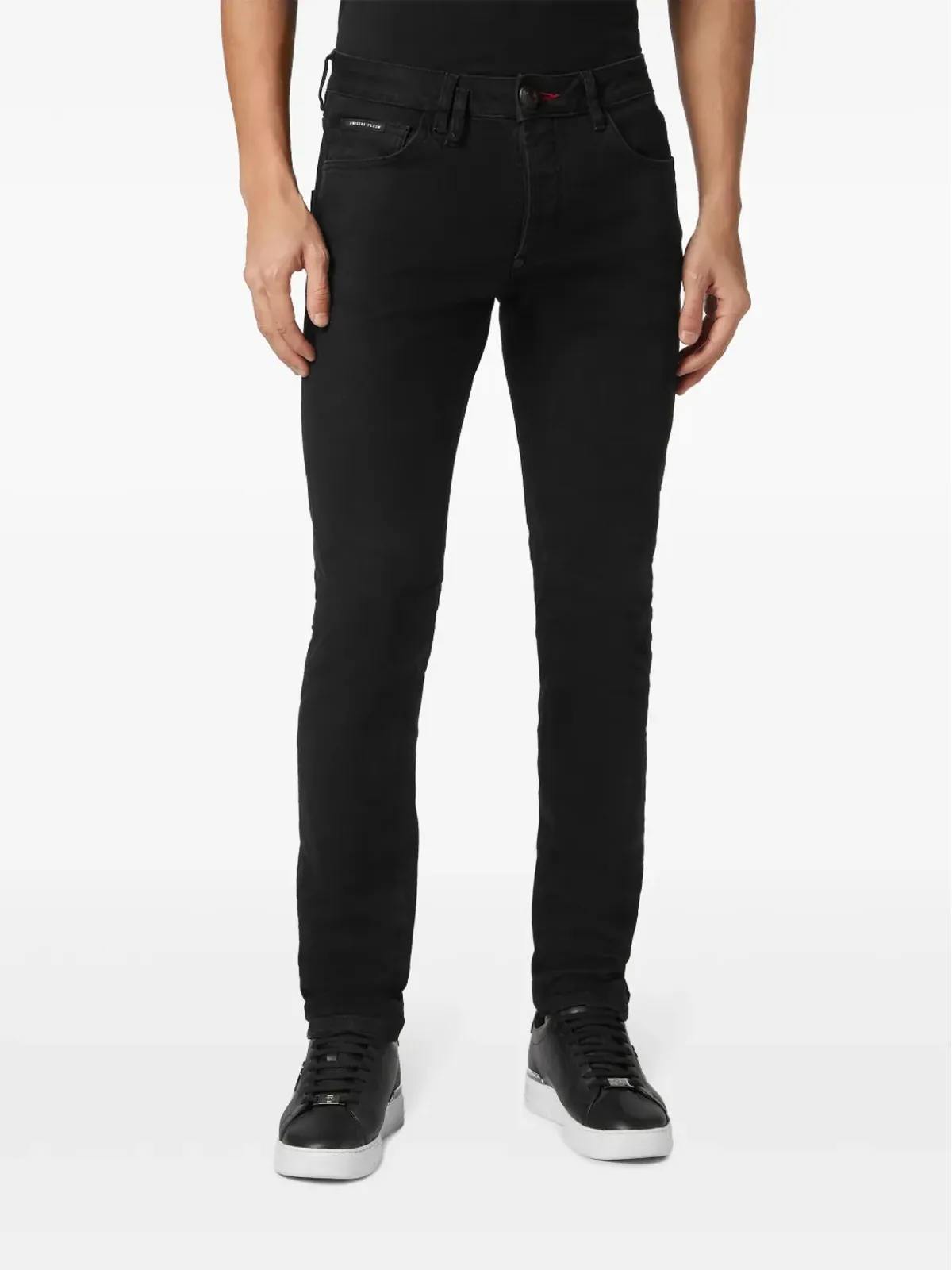 Philipp Plein ライオンサーカス ミッドライズ スリムフィット ジーンズ - 画像3
