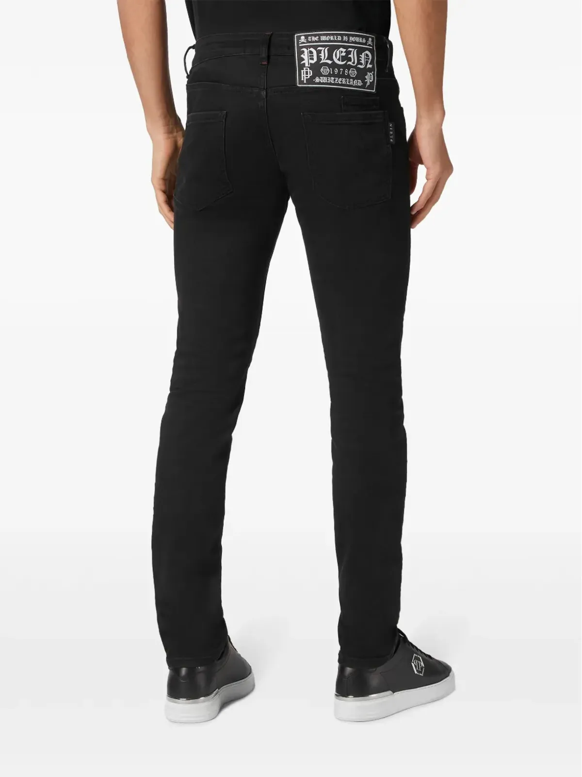 Philipp Plein ライオンサーカス ミッドライズ スリムフィット ジーンズ - 画像4