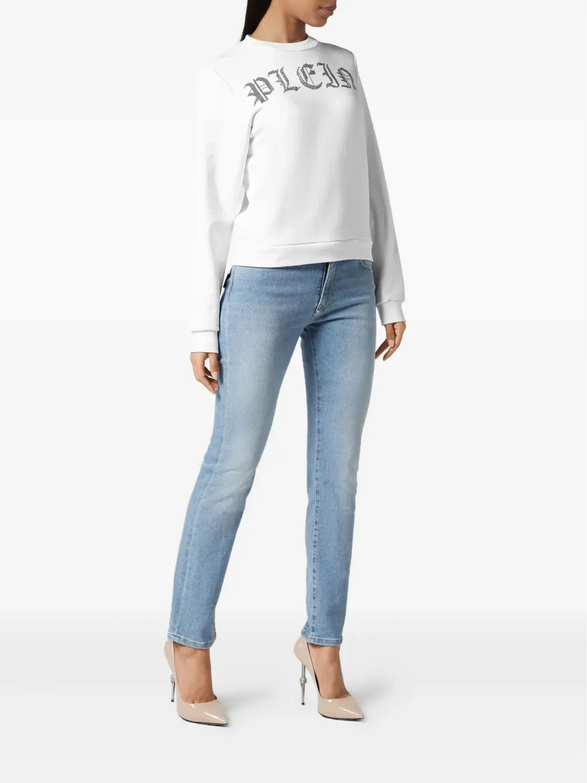 Philipp Plein ロゴアップリケ入り スウェットシャツ - 画像2