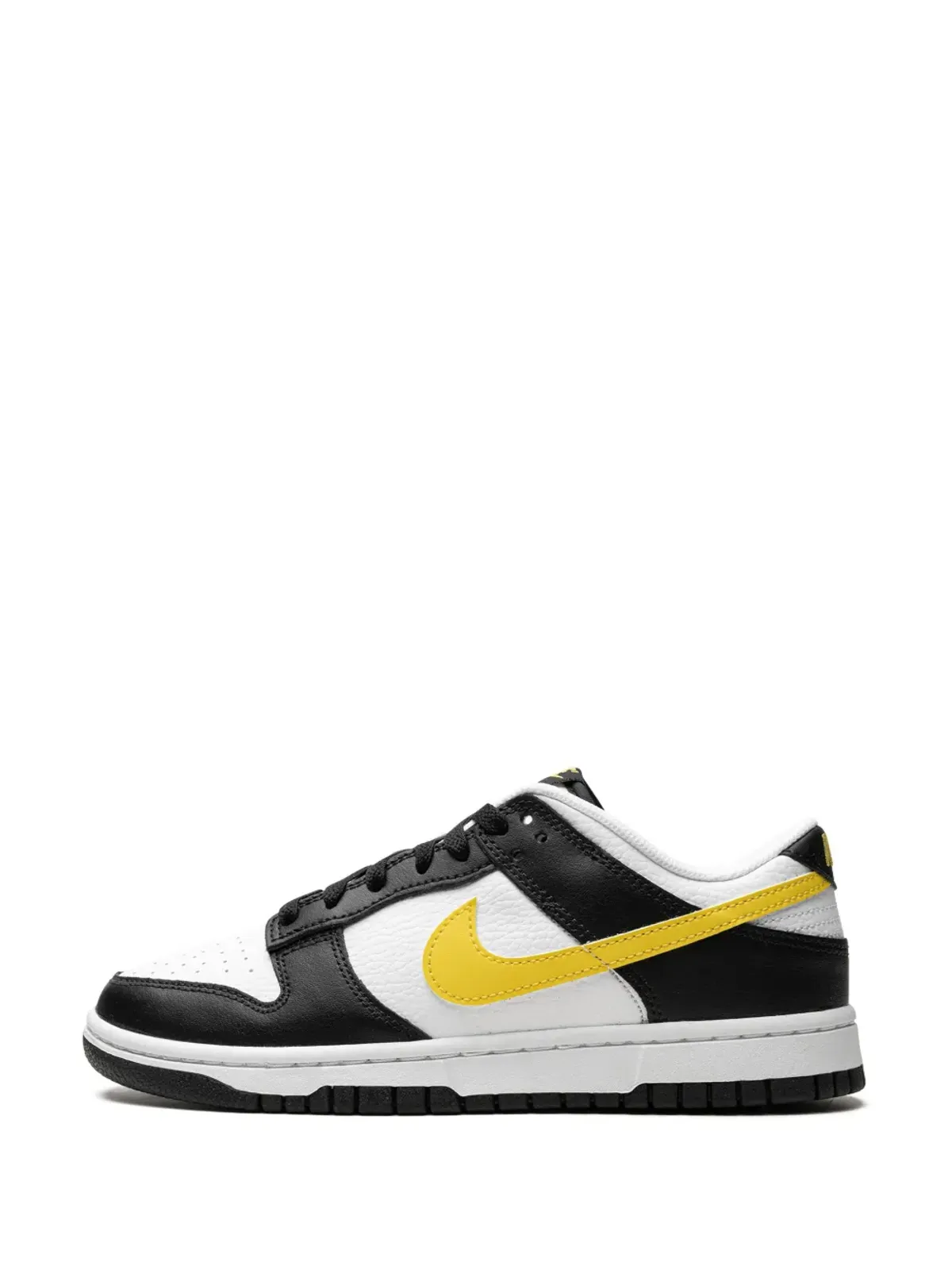 Nike ダンク ロー スニーカー ブラック/オプティイエロー ホワイト - 画像5