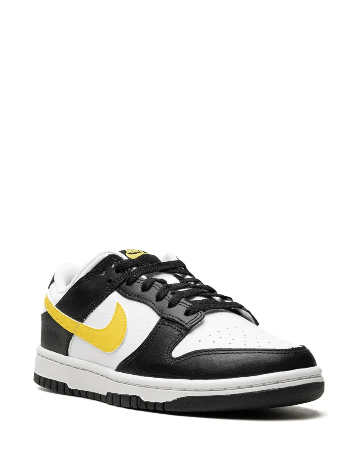 Nike ダンク ロー スニーカー ブラック/オプティイエロー ホワイト - 画像2