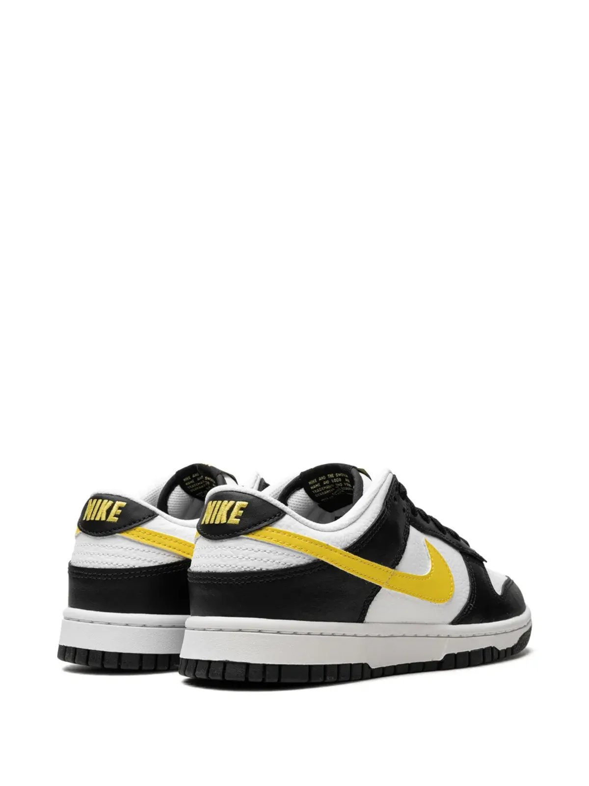 Nike ダンク ロー スニーカー ブラック/オプティイエロー ホワイト - 画像3