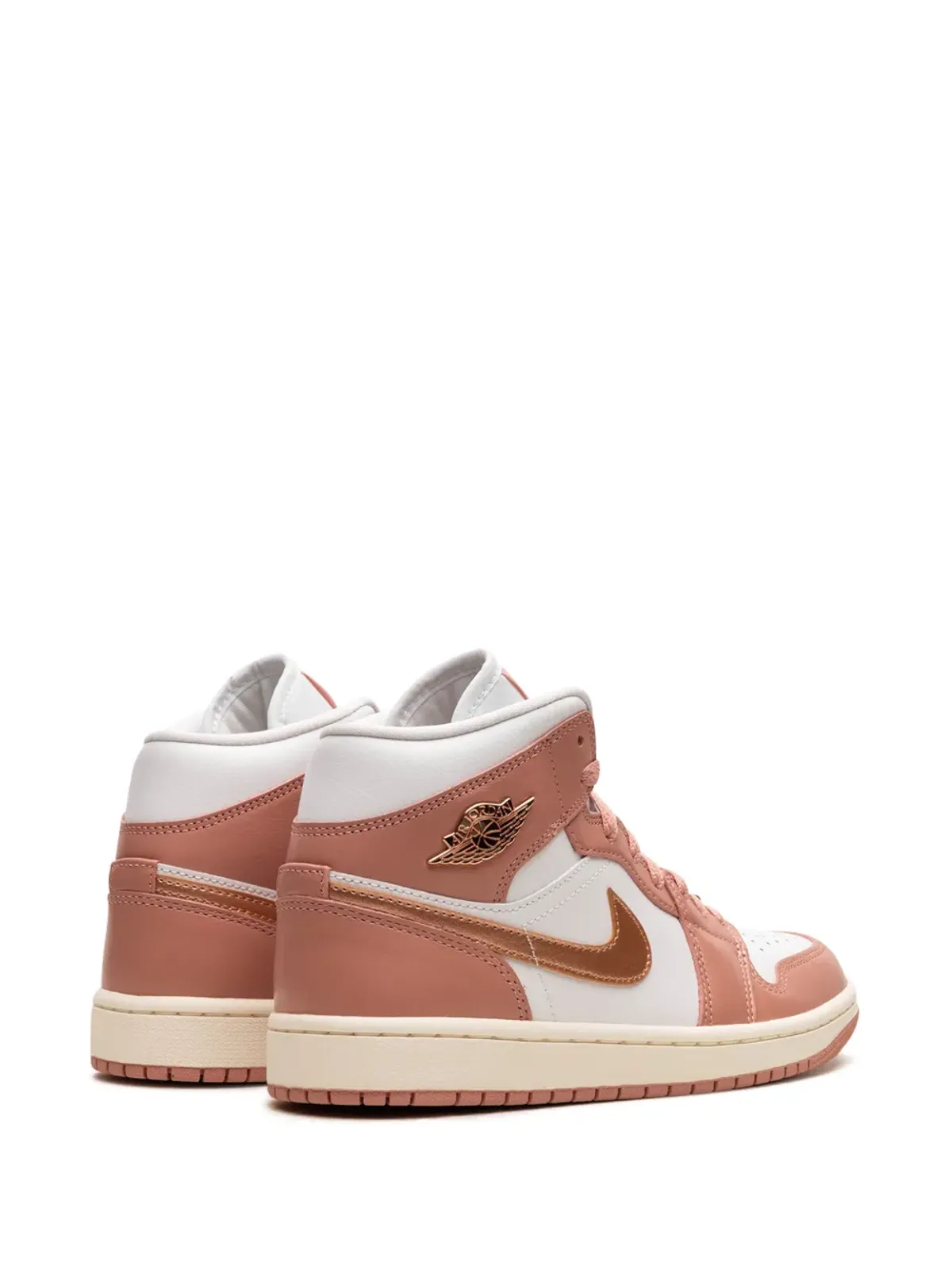 Jordan エア ジョーダン 1 ミッド「Red Stardust」スニーカー ピンク - 画像4