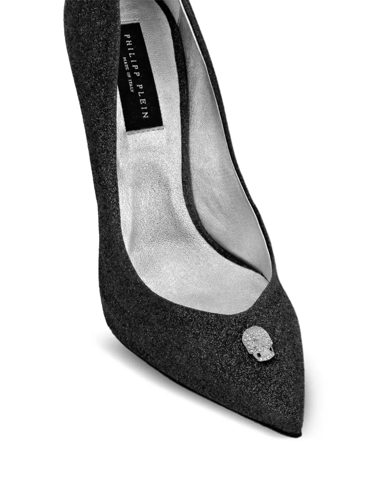 Philipp Plein グリッターディテール スティレットパンプス - ブラック - 画像4