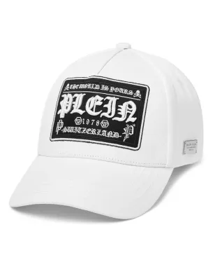 Philipp Plein ロゴ刺繍ベースボールキャップ ホワイト - サムネイル1