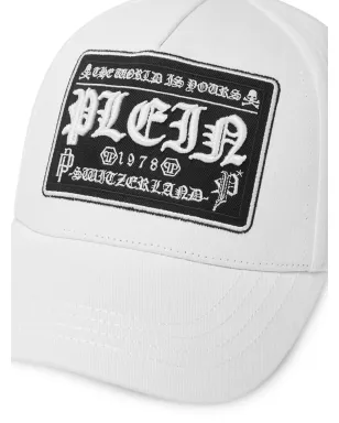 Philipp Plein ロゴ刺繍ベースボールキャップ ホワイト - サムネイル3