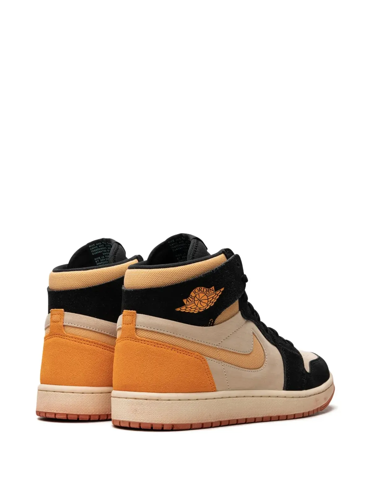 Jordan エア ジョーダン 1 ハイ ズーム エア CMFT 2「ムスリン/ビビッドオレンジ」スニーカー - ニュートラルカラー - 画像3