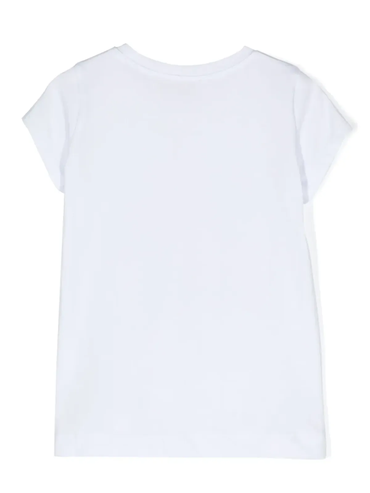 Monnalisa カートゥーンプリントのクリスタル装飾Tシャツ - White - 画像2