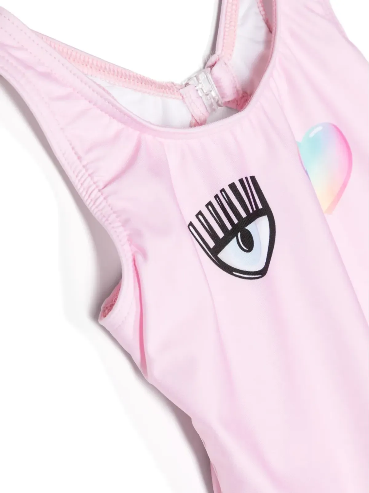 Chiara Ferragni Kids Eye Heart swimsuit - Pink - 画像2