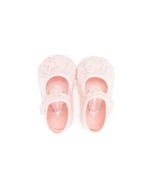 Monnalisa スパンコール装飾バレリーナシューズ - ピンク - サムネイル3