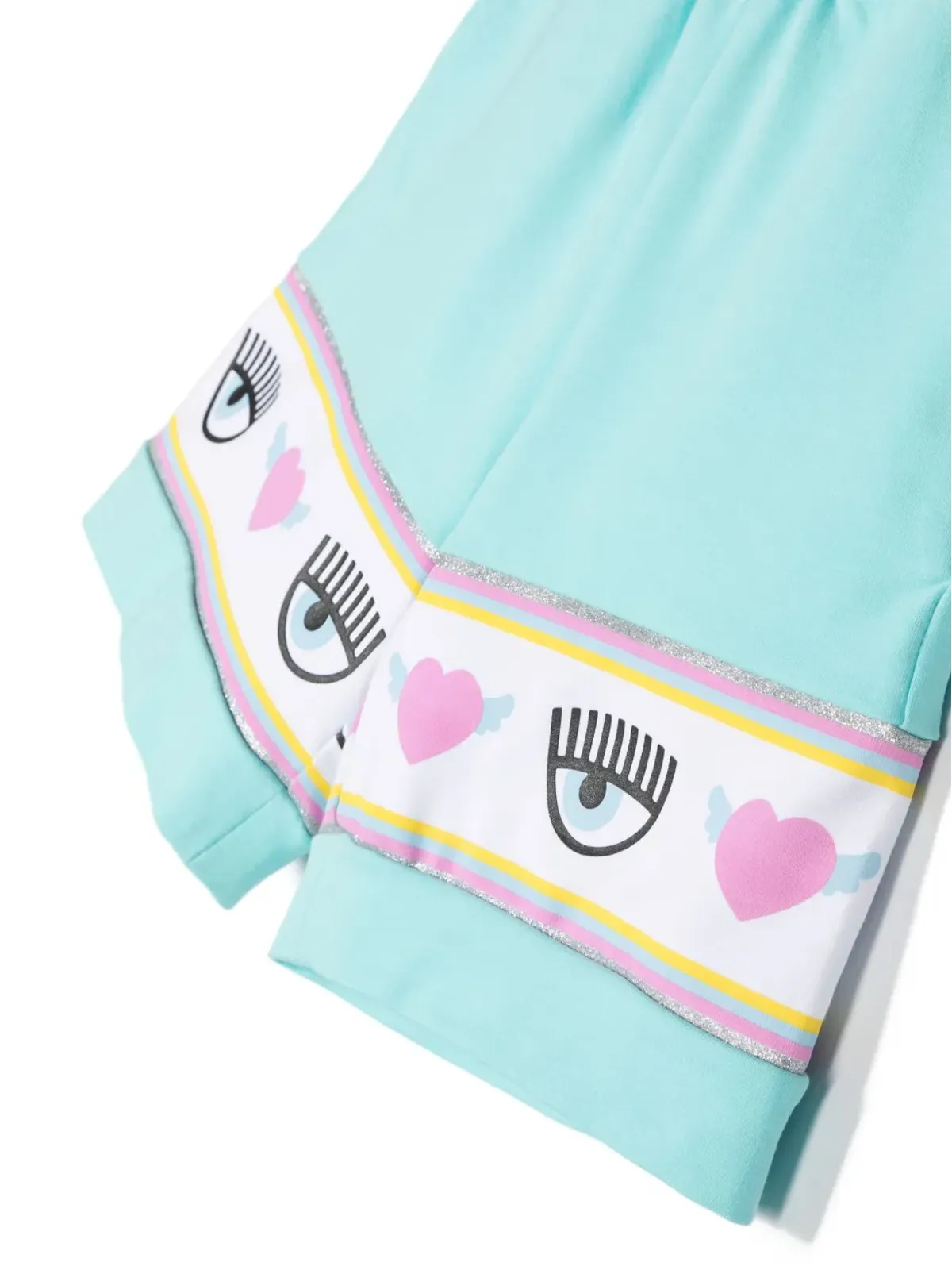 Chiara Ferragni Kids マキシ ロゴマニア ショーツ - 画像3