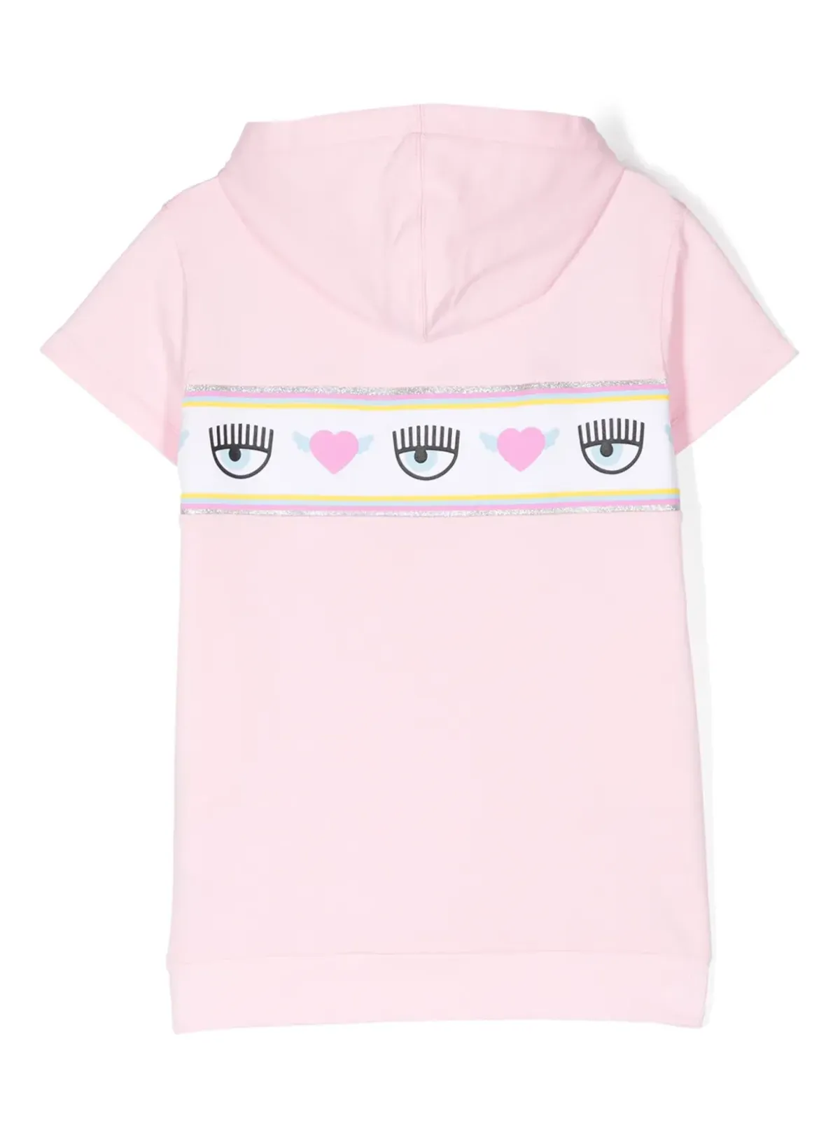 Chiara Ferragni Kids ロゴマニア フード付きコットンドレス - 画像2