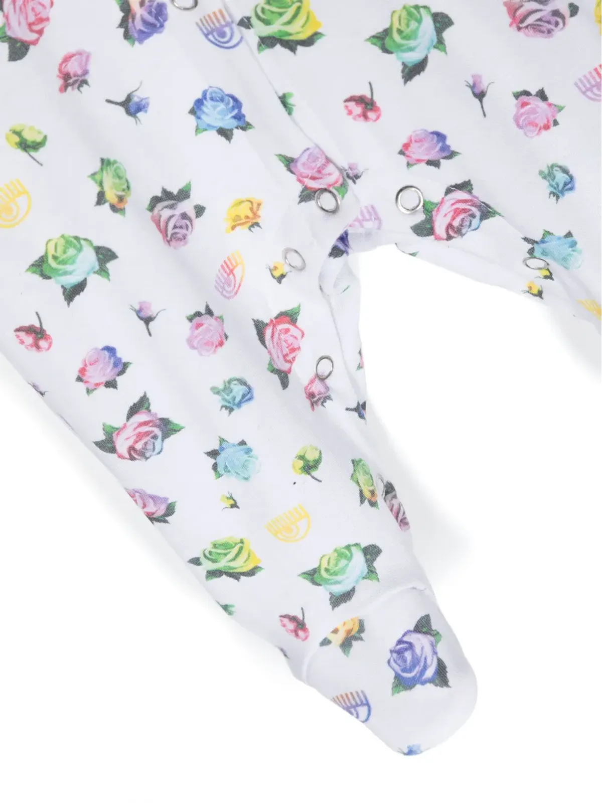 Chiara Ferragni Kids Eyelikeモチーフ コットンパジャマ（3点セット） - 画像2