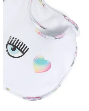 Chiara Ferragni Kids Eyelikeモチーフ コットンパジャマ（3点セット） - サムネイル3