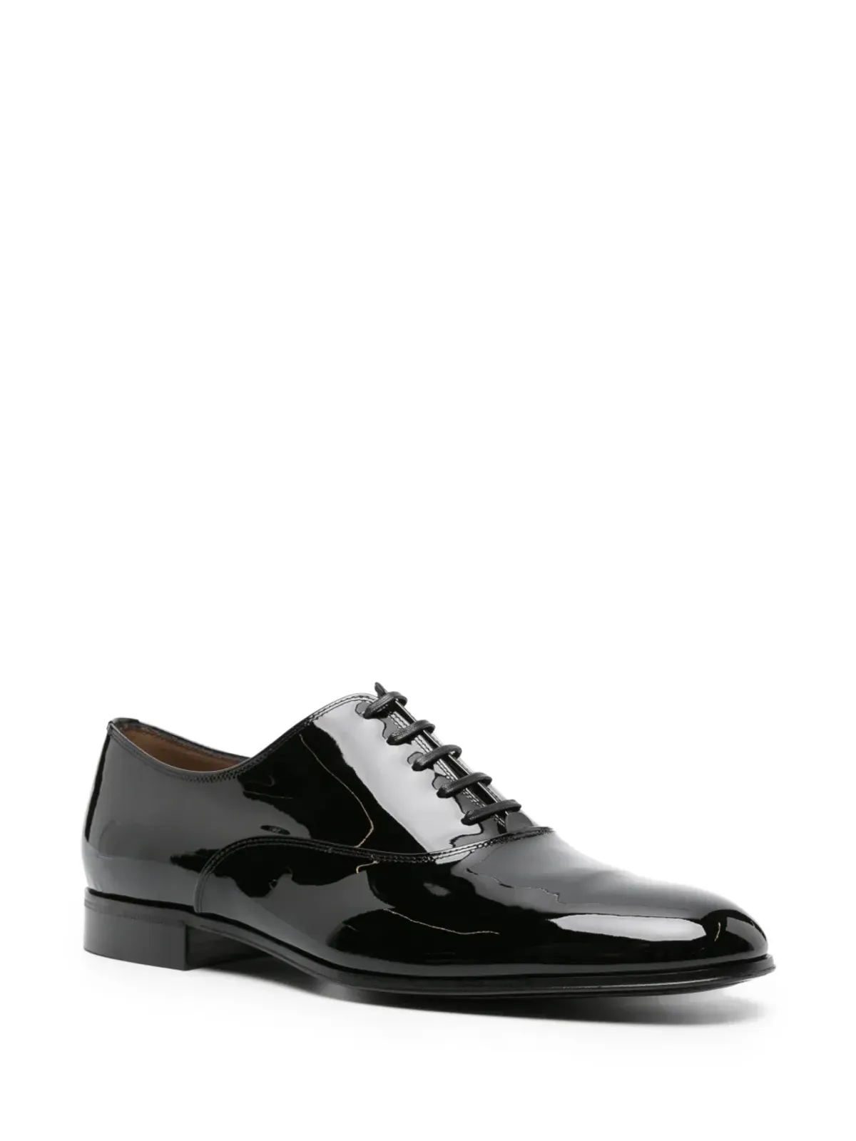 Gianvito Rossi ヴィットリオ パテントレザー オックスフォードシューズ - ブラック - 画像2