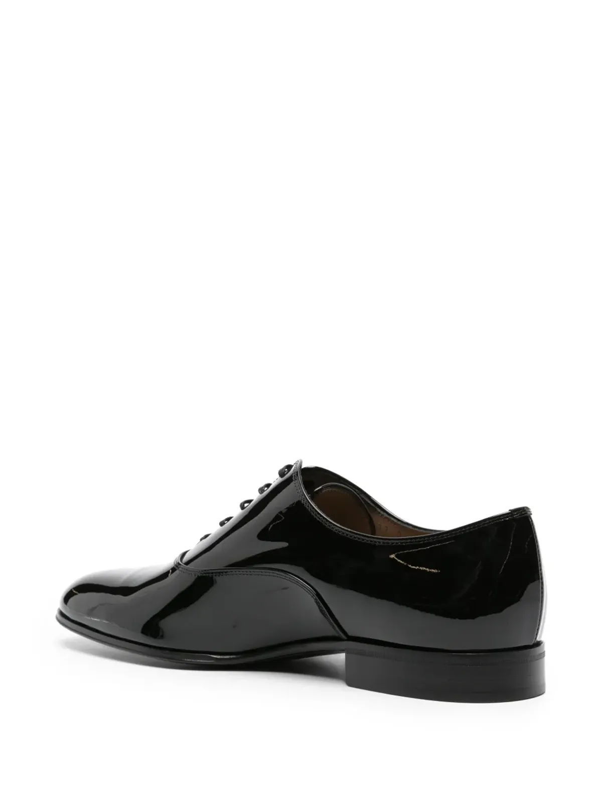 Gianvito Rossi ヴィットリオ パテントレザー オックスフォードシューズ - ブラック - 画像3