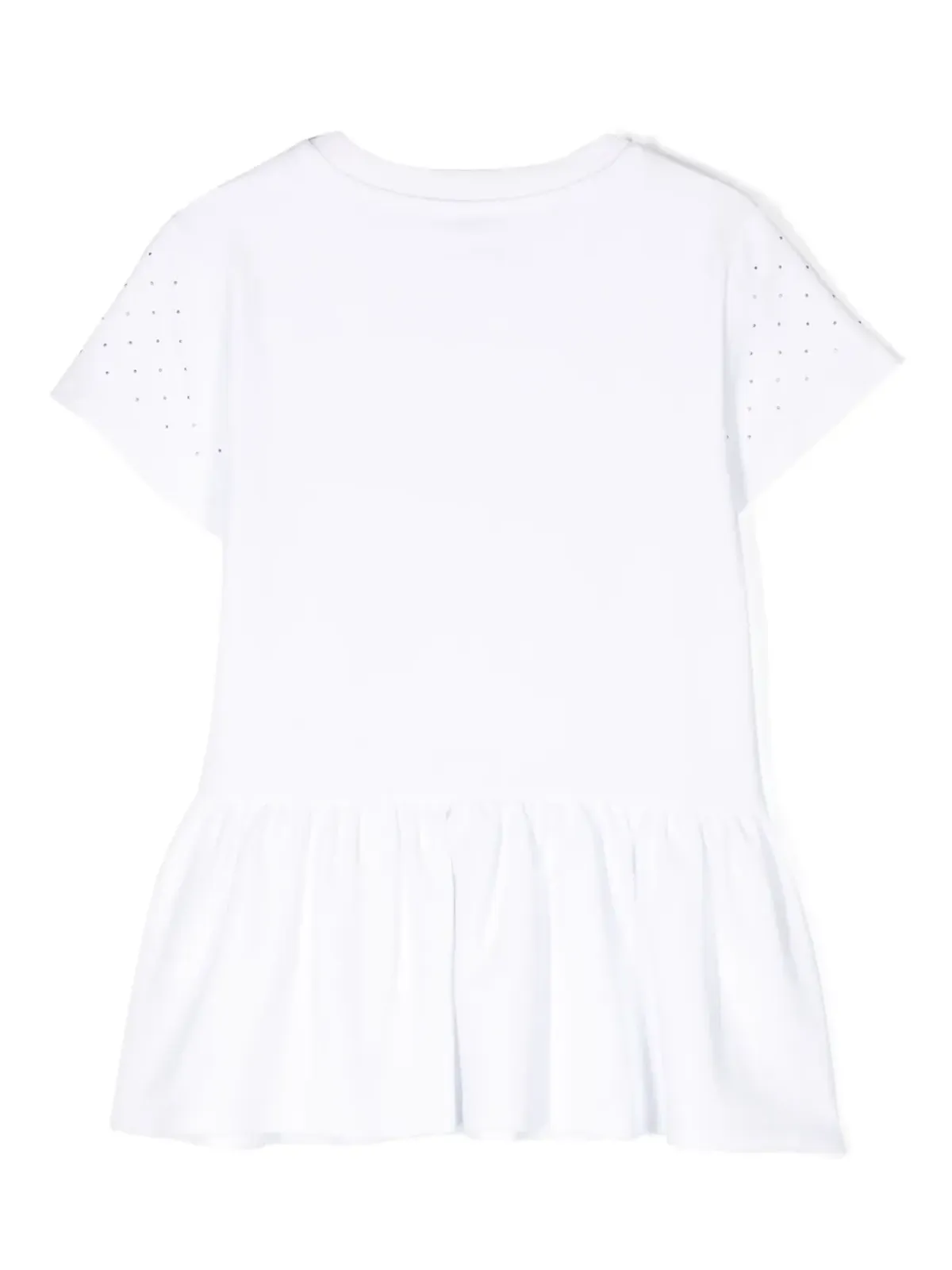 Chiara Ferragni Kids ロゴ装飾コットンワンピース - 画像2