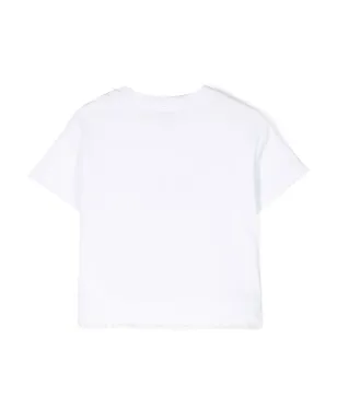 Chiara Ferragni Kids ラインストーンロゴ コットン Tシャツ - サムネイル2