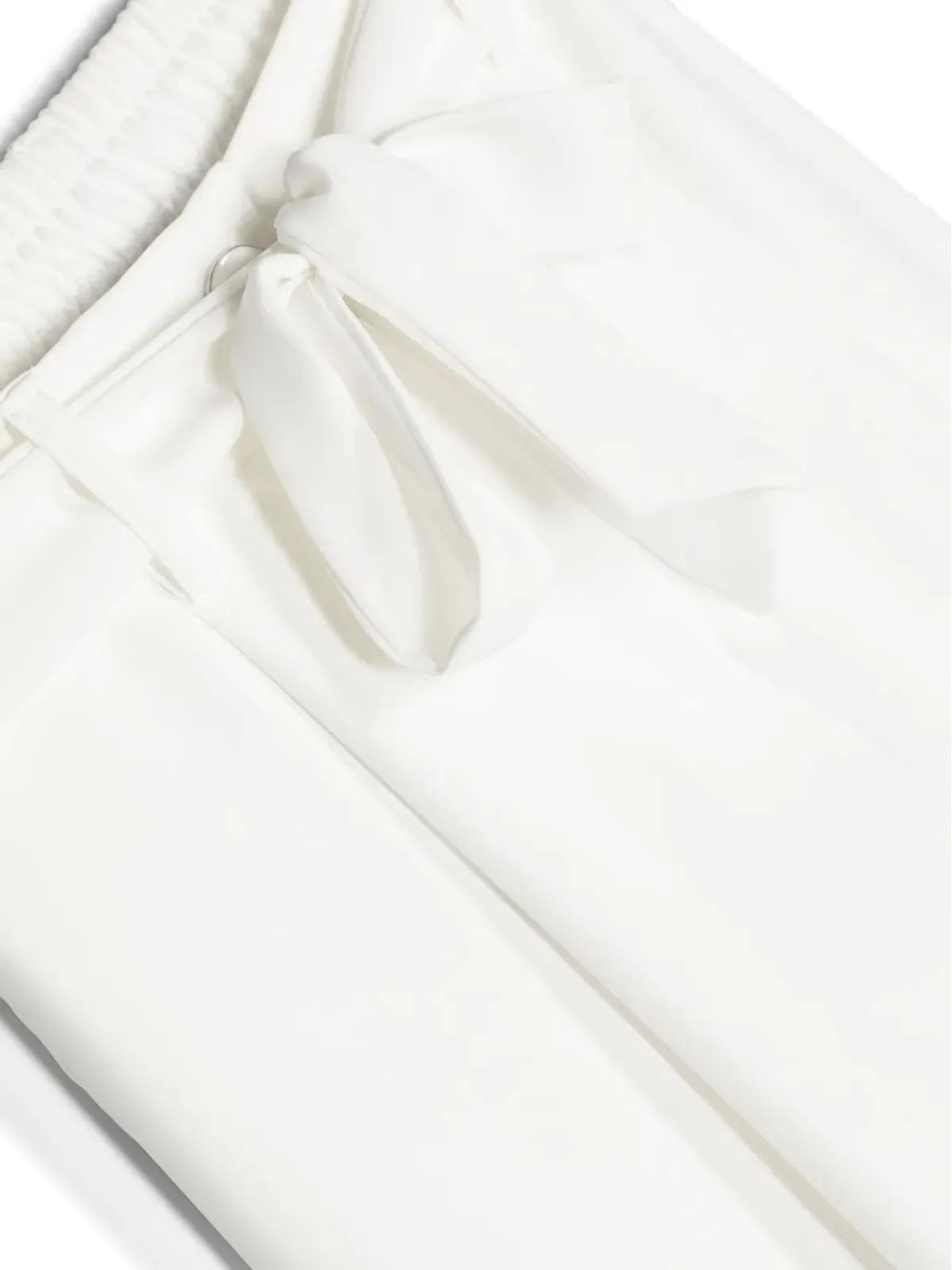 Monnalisa ピンタック入りのワイドレッグパンツ - White - 画像3