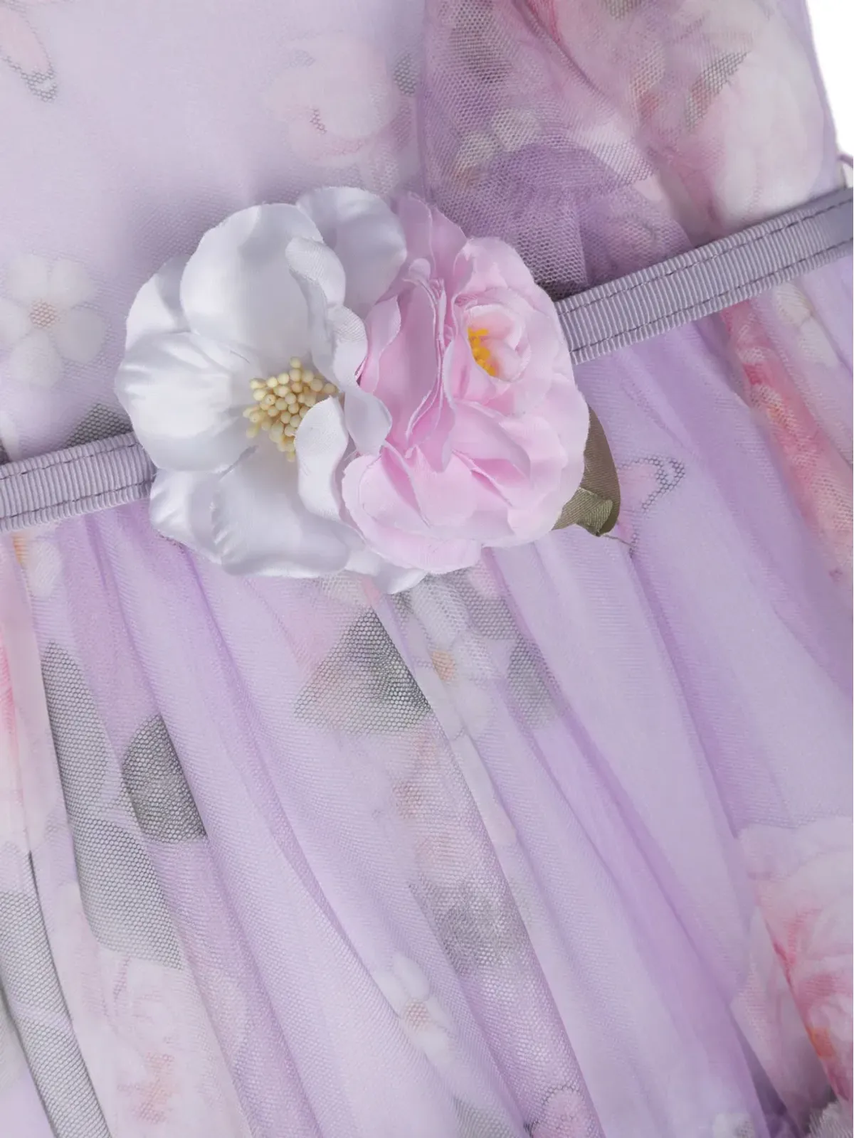 Monnalisa フローラルプリント パーティードレス - 画像3
