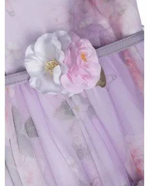 Monnalisa フローラルプリント パーティードレス - サムネイル3