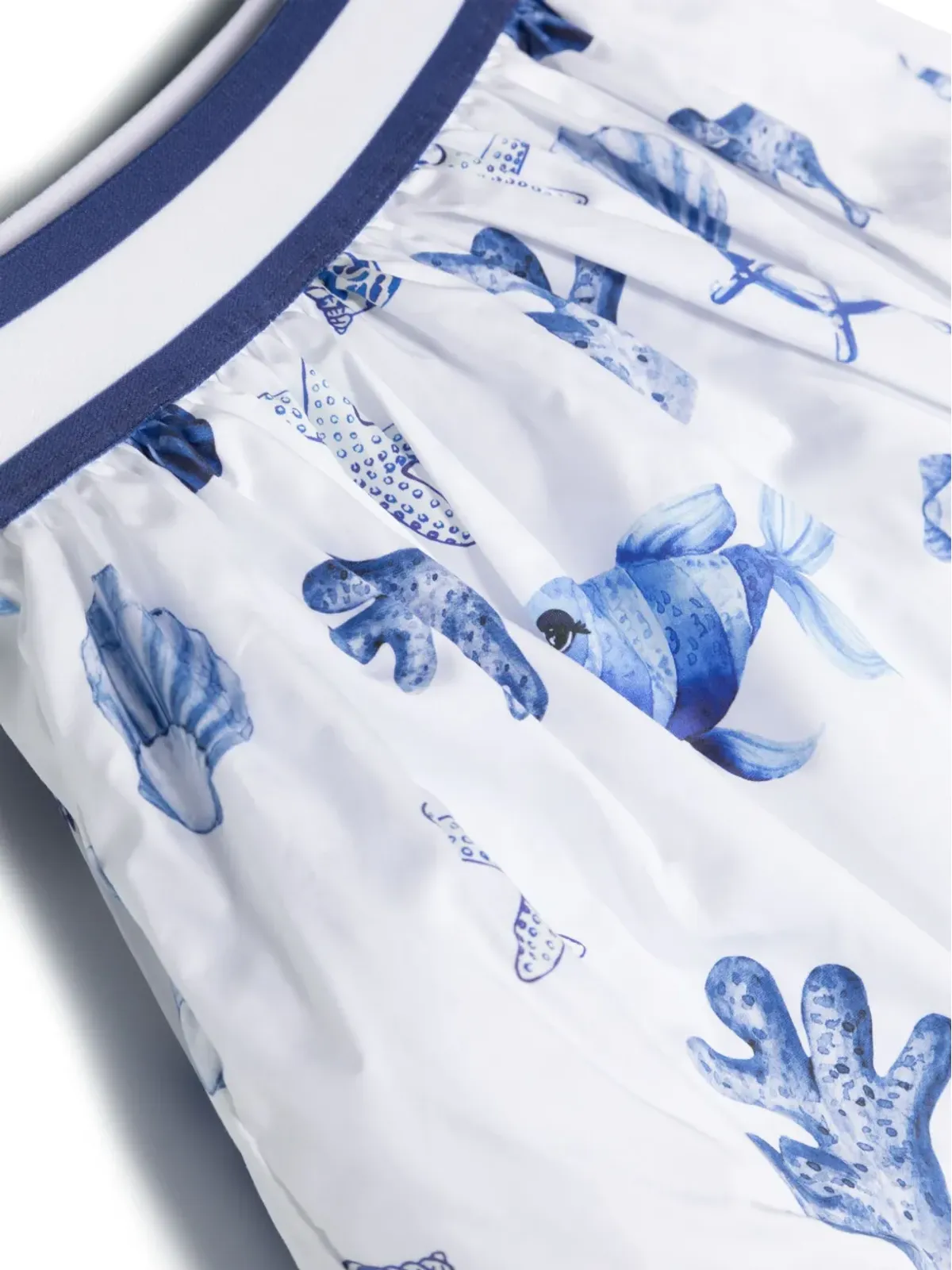Monnalisa グラフィックプリントプリーツスカート - White - 画像3