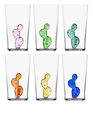Ichendorf Milano Desert Plants tall glasses（セット6本）- Neutrals - サムネイル1
