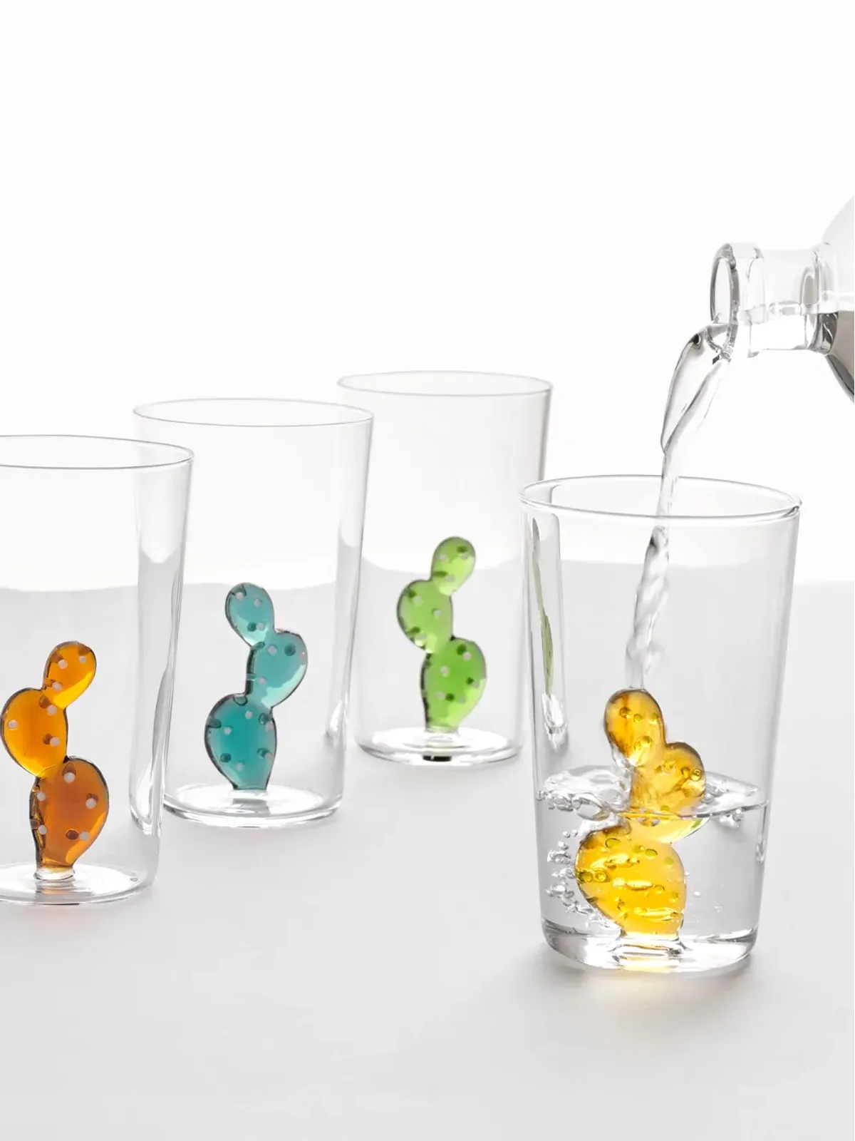Ichendorf Milano Desert Plants tall glasses（セット6本）- Neutrals - 画像5