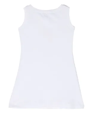 Chiara Ferragni Kids ロゴ入りノースリーブドレス - サムネイル2