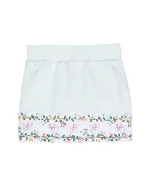 Chiara Ferragni Kids Eyelikeモチーフ花柄プリントスカート - サムネイル1