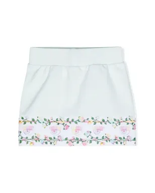 Chiara Ferragni Kids Eyelikeモチーフ花柄プリントスカート - サムネイル2