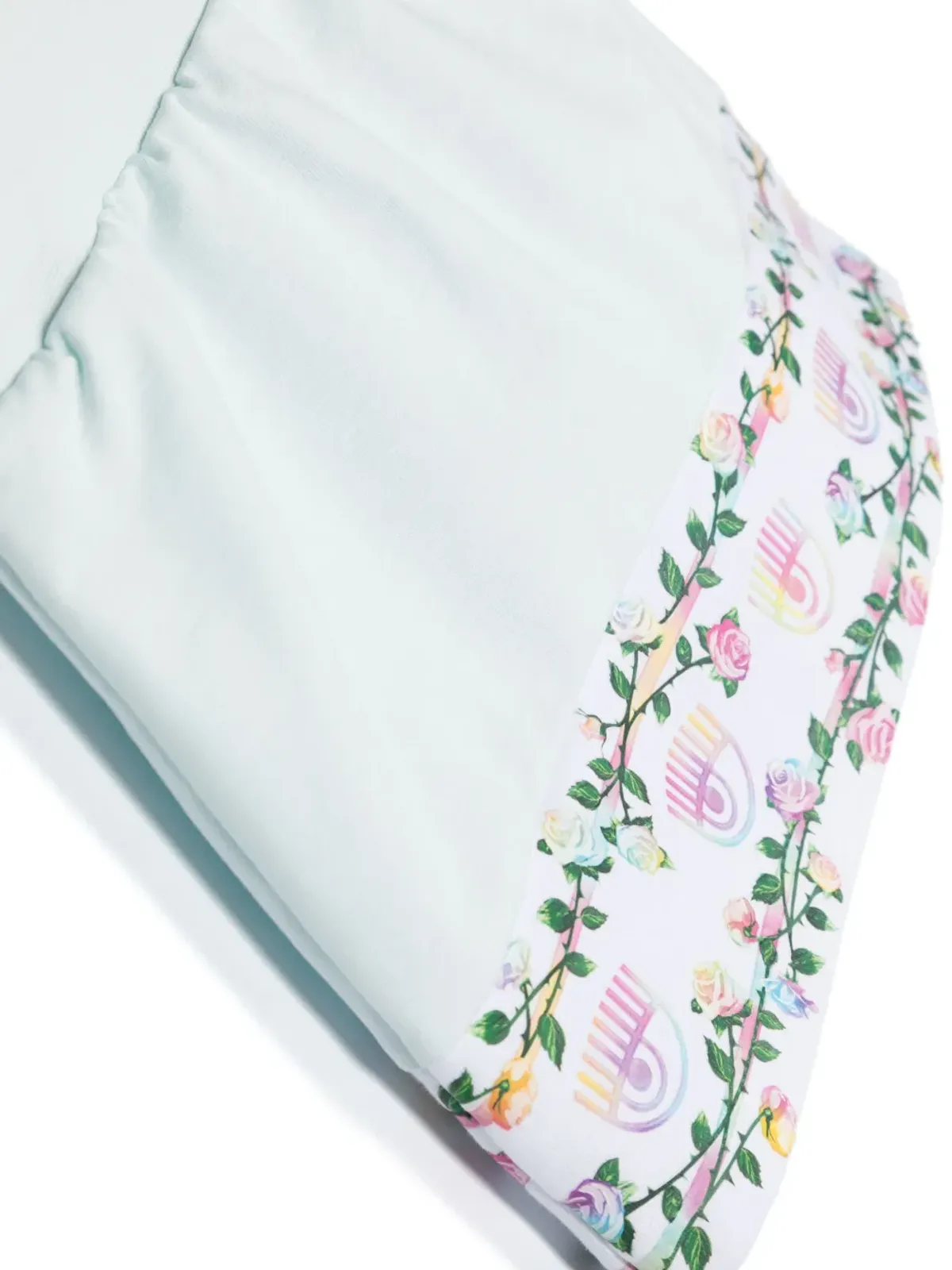 Chiara Ferragni Kids Eyelikeモチーフ花柄プリントスカート - 画像3