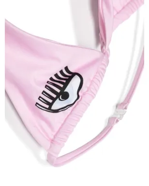 Chiara Ferragni Kids Eye Heart bikini set - Pink - サムネイル2