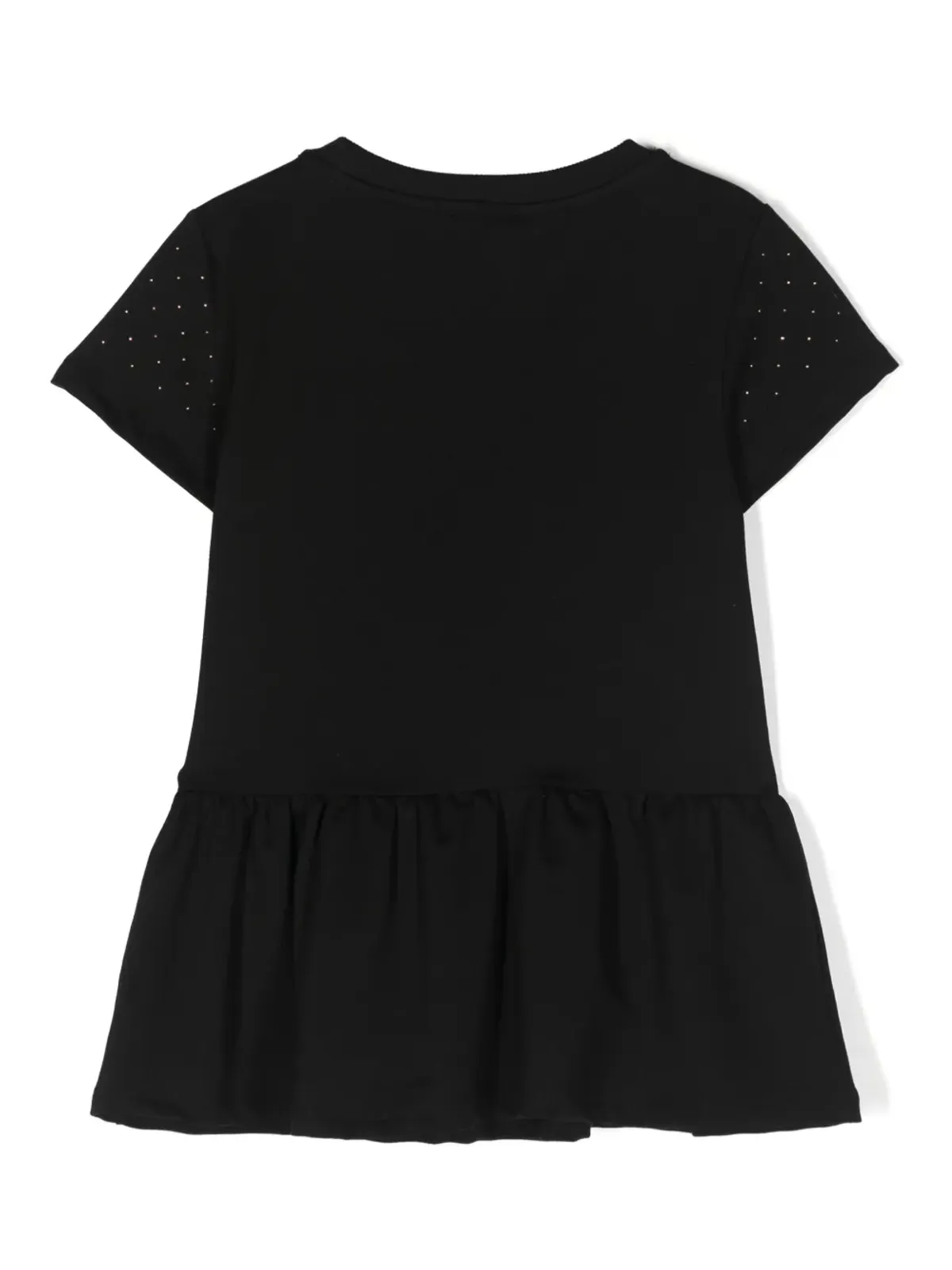 Chiara Ferragni Kids スタッズディテールのフーデッドドレス - 画像2