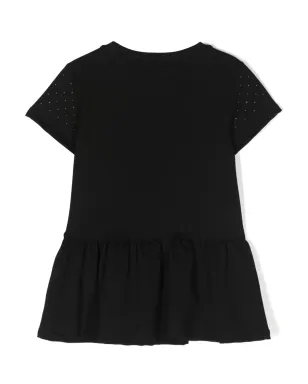 Chiara Ferragni Kids スタッズディテールのフーデッドドレス - サムネイル2