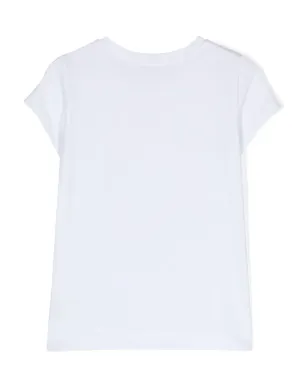 Monnalisa グラフィックプリント ジャージーテクスチャー Tシャツ - サムネイル2