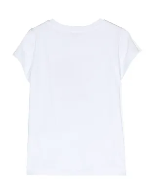 Monnalisa テディベアプリント コットン Tシャツ - サムネイル2
