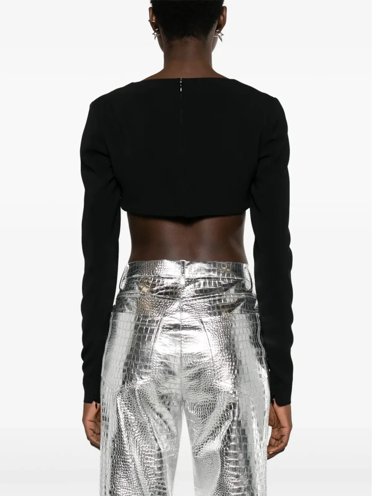 DSQUARED2 ロングスリーブ クロップトップ - 画像4