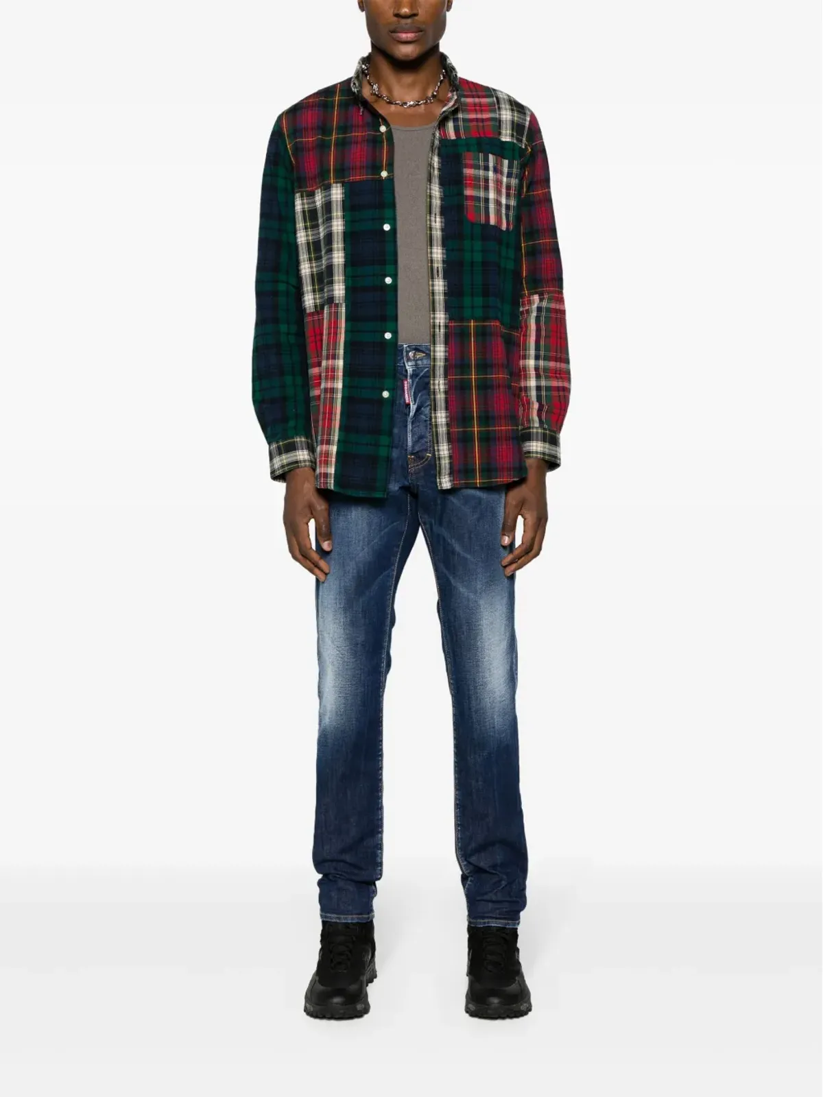 DSQUARED2 クールガイ ダメージ加工スキニージーンズ - ブルー - 画像2