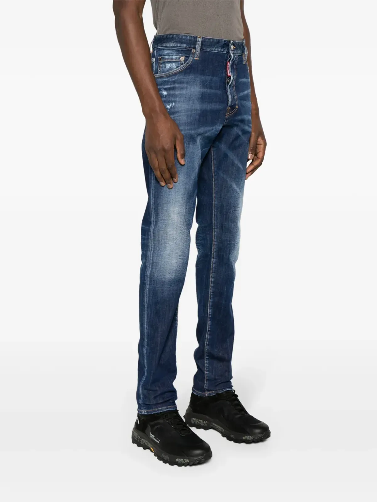 DSQUARED2 クールガイ ダメージ加工スキニージーンズ - ブルー - 画像3