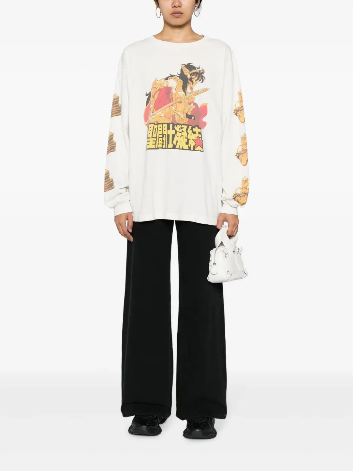 SAINT MXXXXXX x CLOT グラフィックプリント コットン Tシャツ - 画像3