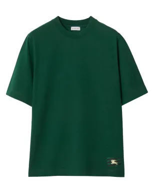 Burberry エクエストリアンナイト コットンTシャツ - グリーン - サムネイル1