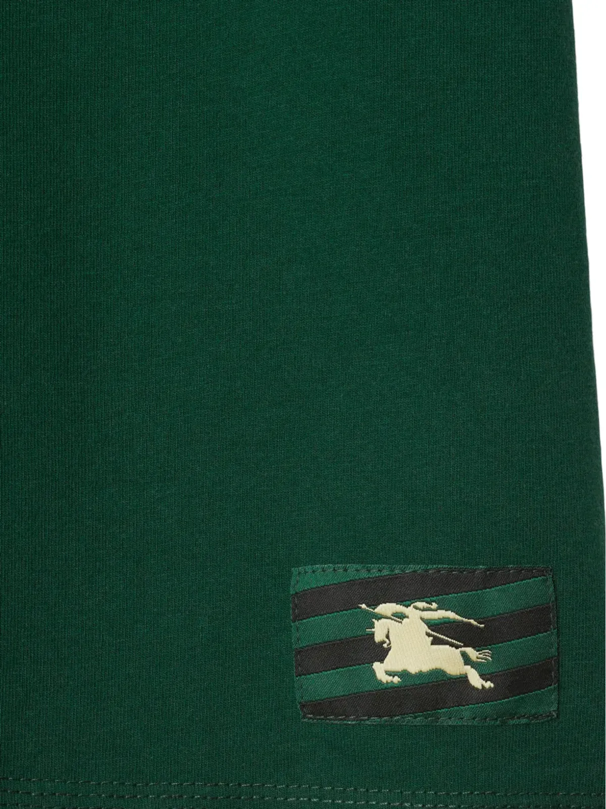 Burberry エクエストリアンナイト コットンTシャツ - グリーン - 画像5